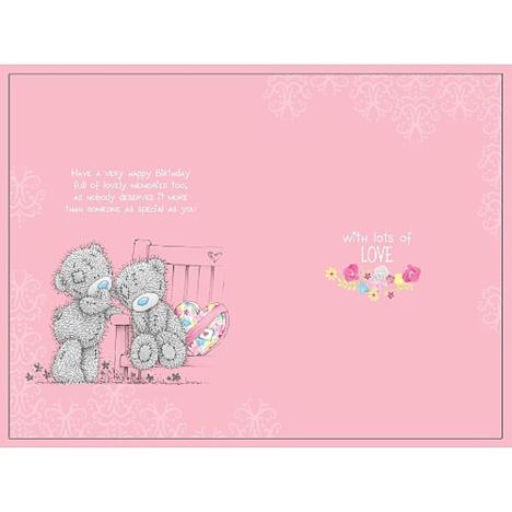 Wife Birthday Luxury Me to You Bear Card Extra Image 1